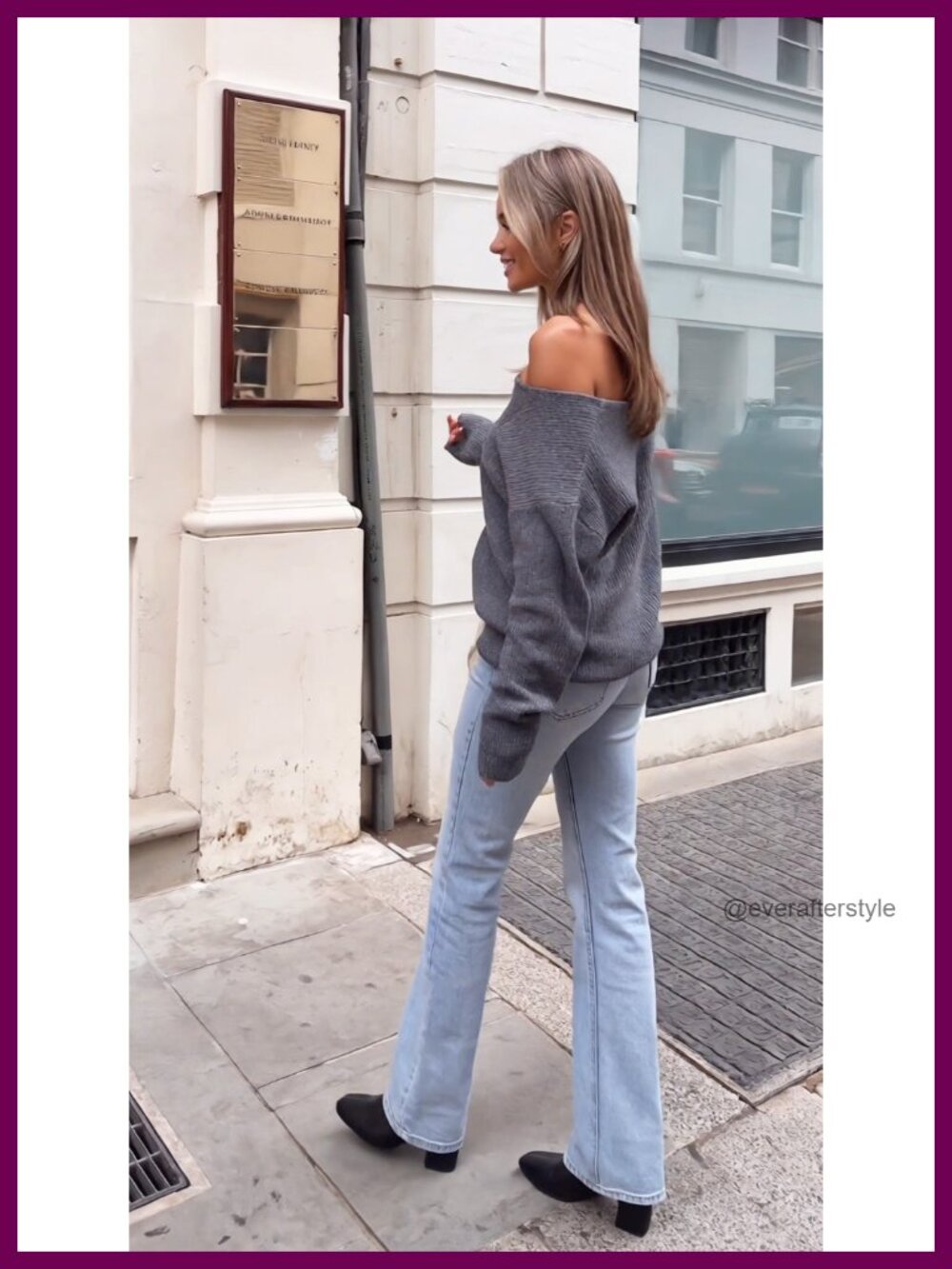 High Waisted Straight Leg Stretchy Denim Jeans for Women - Picture 6 of 6
